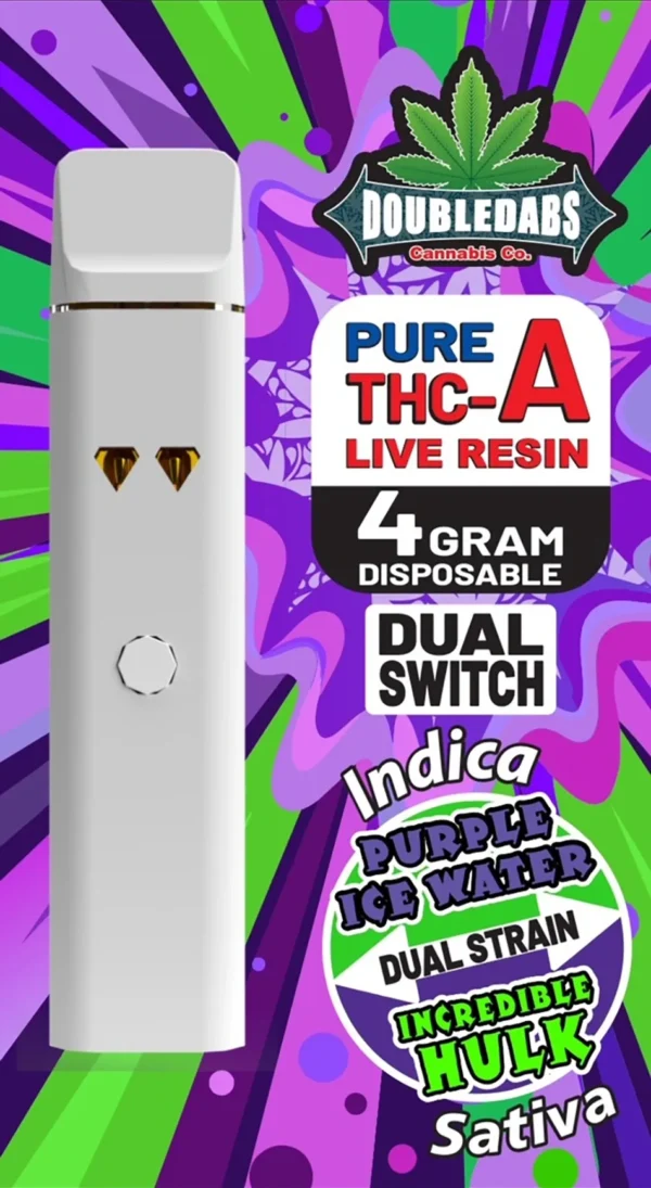Doubledabs switch THCA Disposable - 4000mg